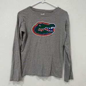 Kids GEN2 Grey Long Sleeve Shirt Florida Gators Alligator Graphic‎ Tee XL18 20